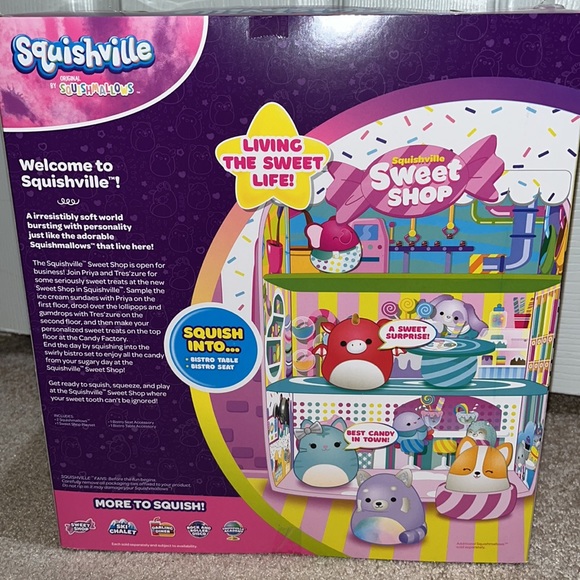 Squishville Sweet Shop with Priya & Tres’zure, Bistro Table & Seat, 3 floor shop - Picture 4 of 4